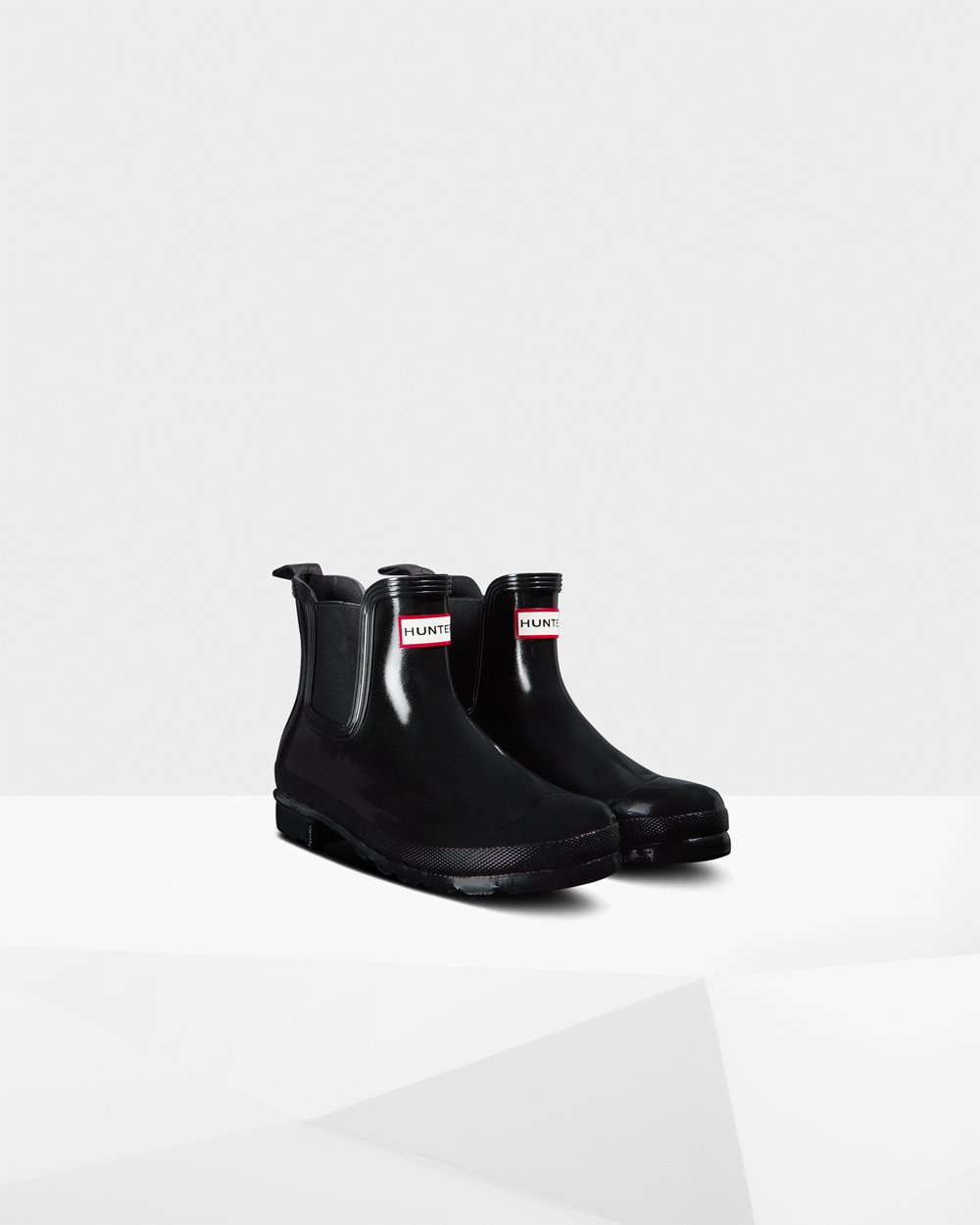 Botas Chelsea Hunter Feminina Pretas - Original Gloss - 70GBLKEMH